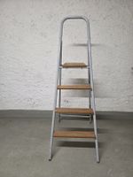 Alte Stehleiter / Bockleiter, Vintage Look 142 cm hoch
