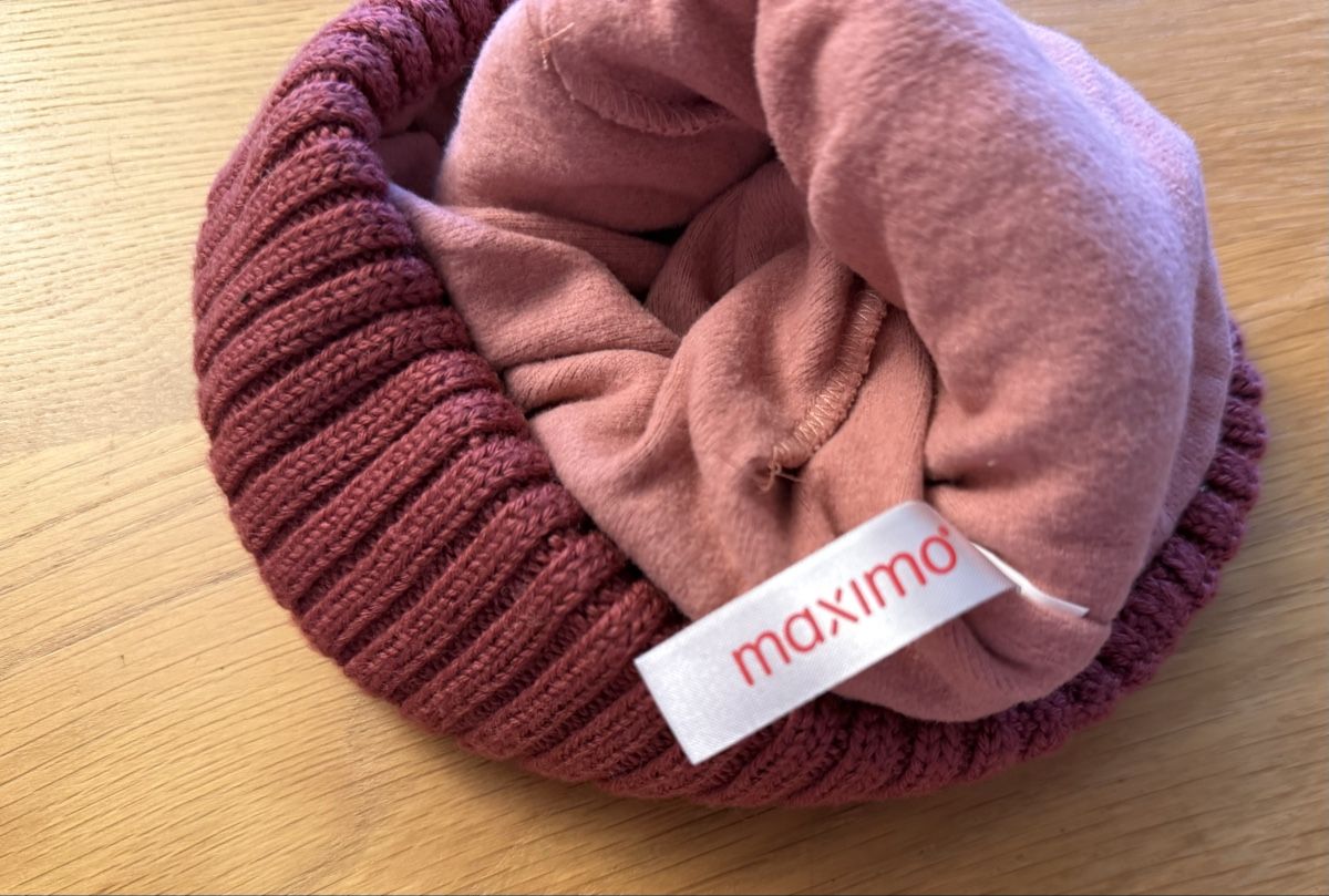 Maximo Altro abbigliamento per bambino: Maximo Strickmütze Beere Grösse 51 – Nuovo (secondo la descrizione) da Strengelbach venduto da schnaeusel 1