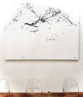 Peinture montagne abstraite format XXL 