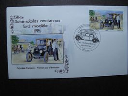 Auto  Ford T 1915 Polynesien 2013 FDC