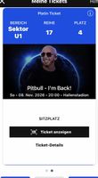 2 Pitbull Konzert Tickets Sitzplatz Sektor U1 Hallenstadion