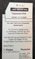 Tagespass 1.Klasse Rhätische Bahn