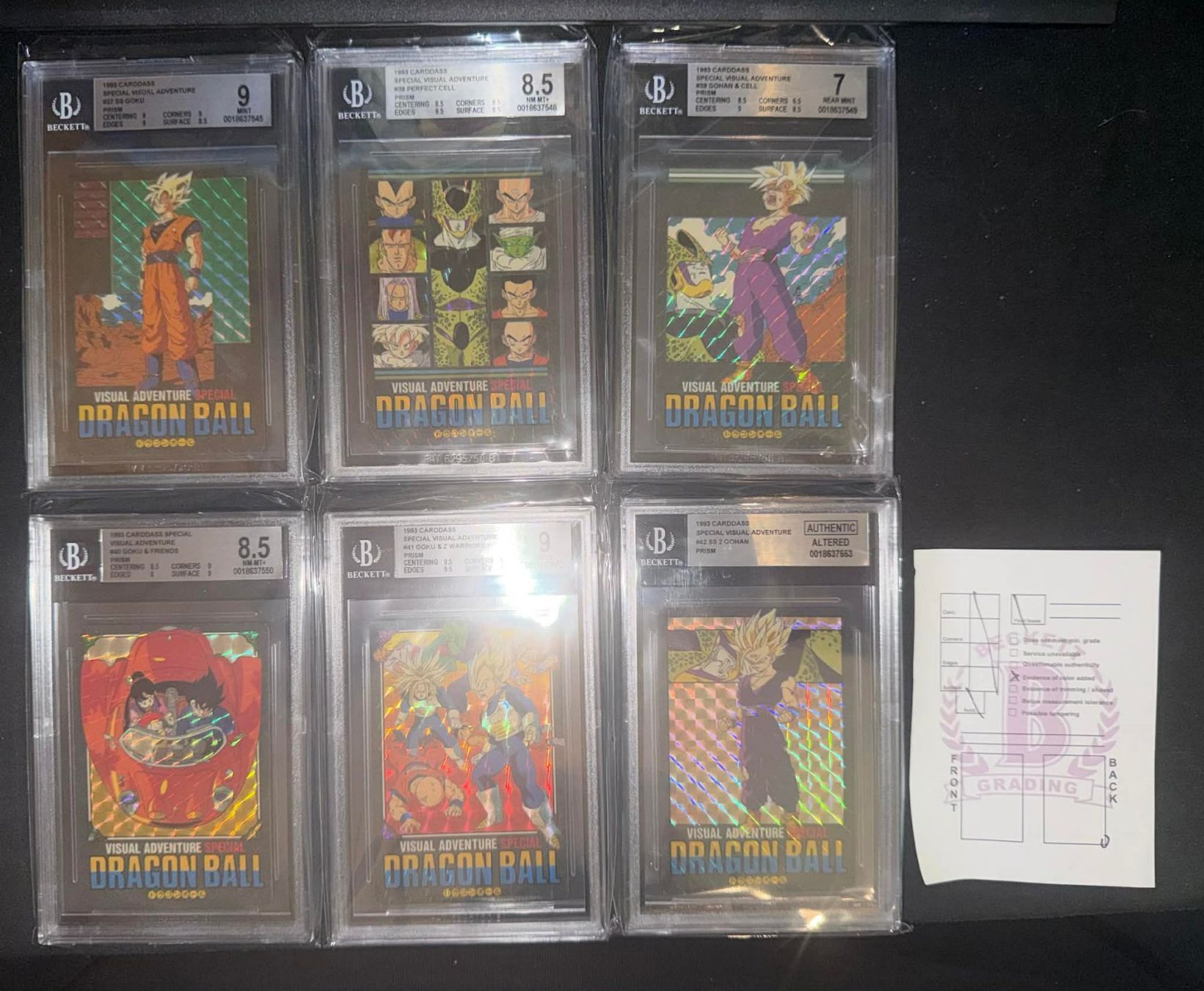 Bandai Carte collezionabili: Dragon ball - Visual Adventure - Prism Set SP Beckett – Nuovo (secondo la descrizione) da Sion venduto da Calbo1989 1