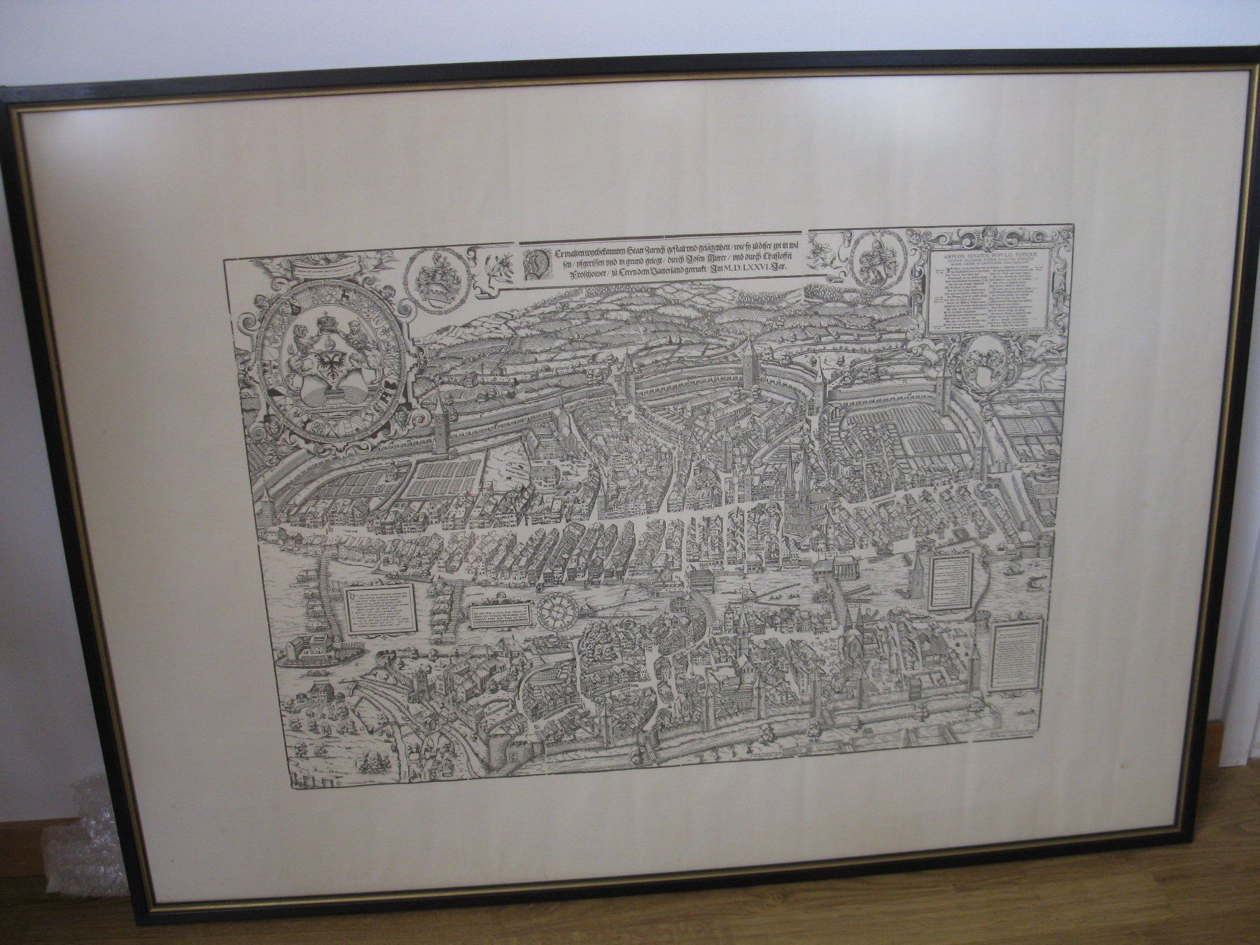 Cartine & Atlanti: Zürich  - Murer-Plan – Usato da Bischofszell venduto da Joachim-115 1