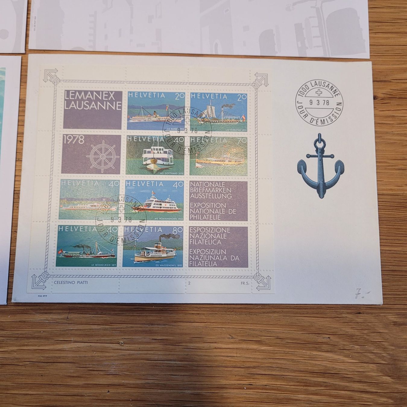 Alle Briefmarken: Los Mit FDC MIT Kleinbogen – Gebraucht aus Biel/Bienne von Destockweb 4