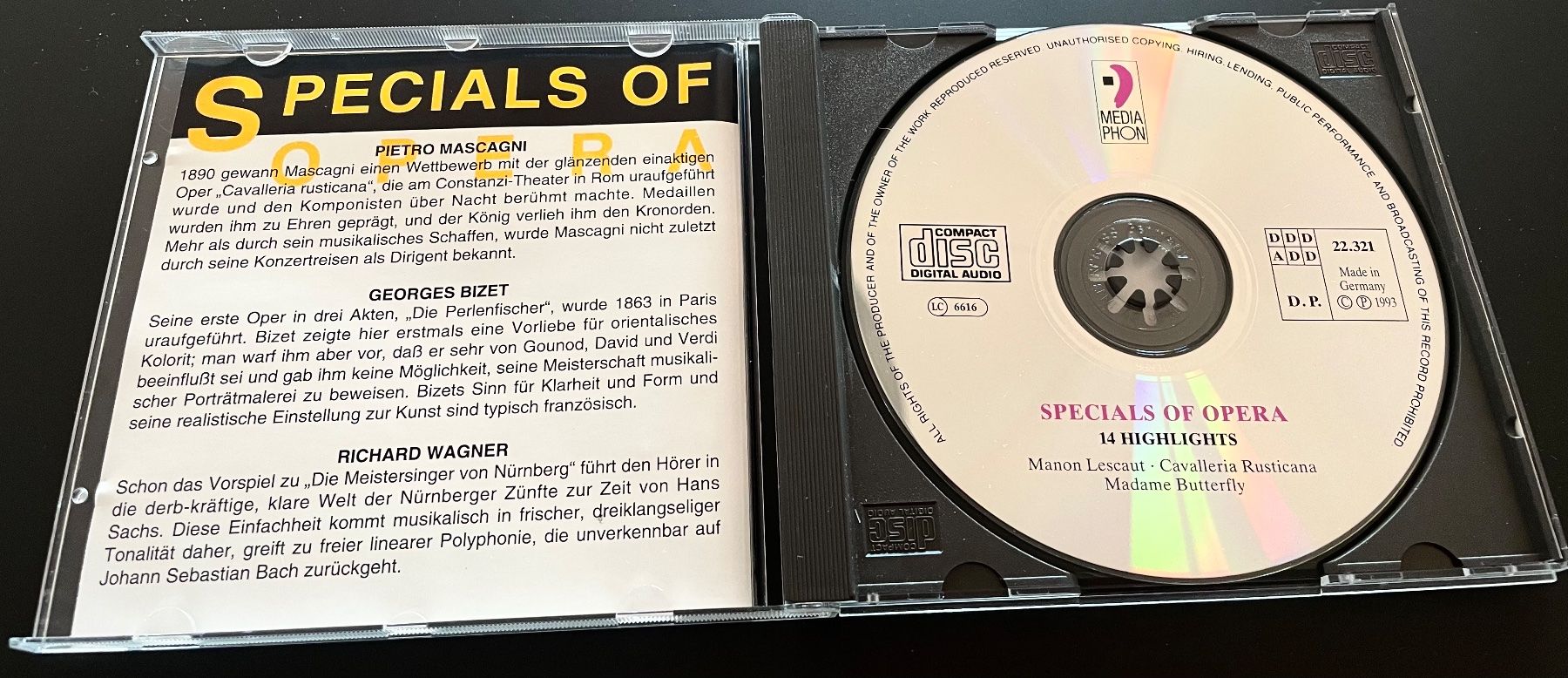 CD: CD SPECIALS OF OPERA 14 Highlights – Usato da Küsnacht ZH venduto da Haus65 2