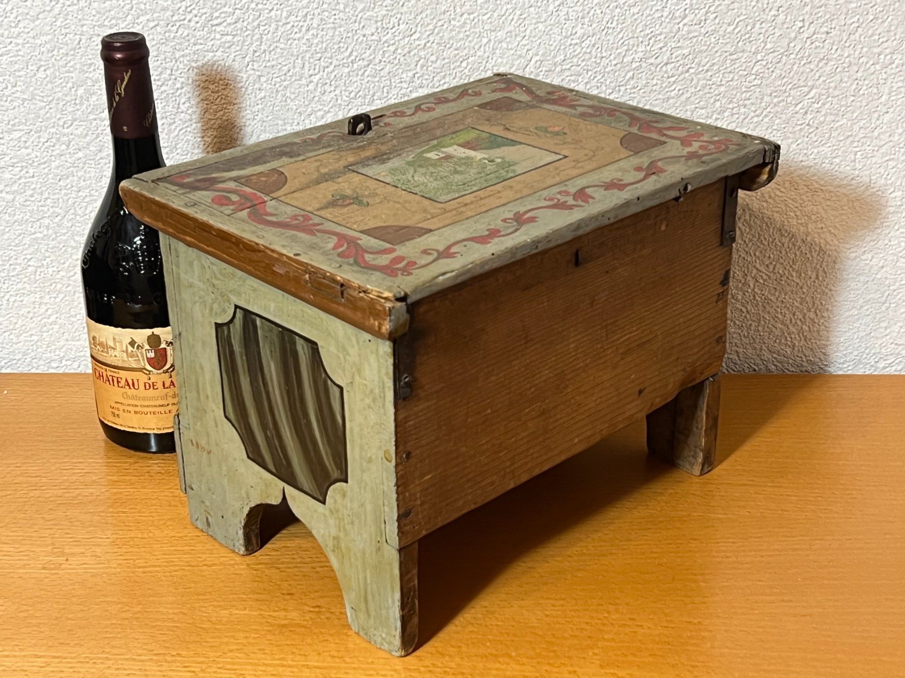 Cassapanche: Antike kleine Truhe Barock 1751 – Usato da Vaduz venduto da Unikate-Markt 7