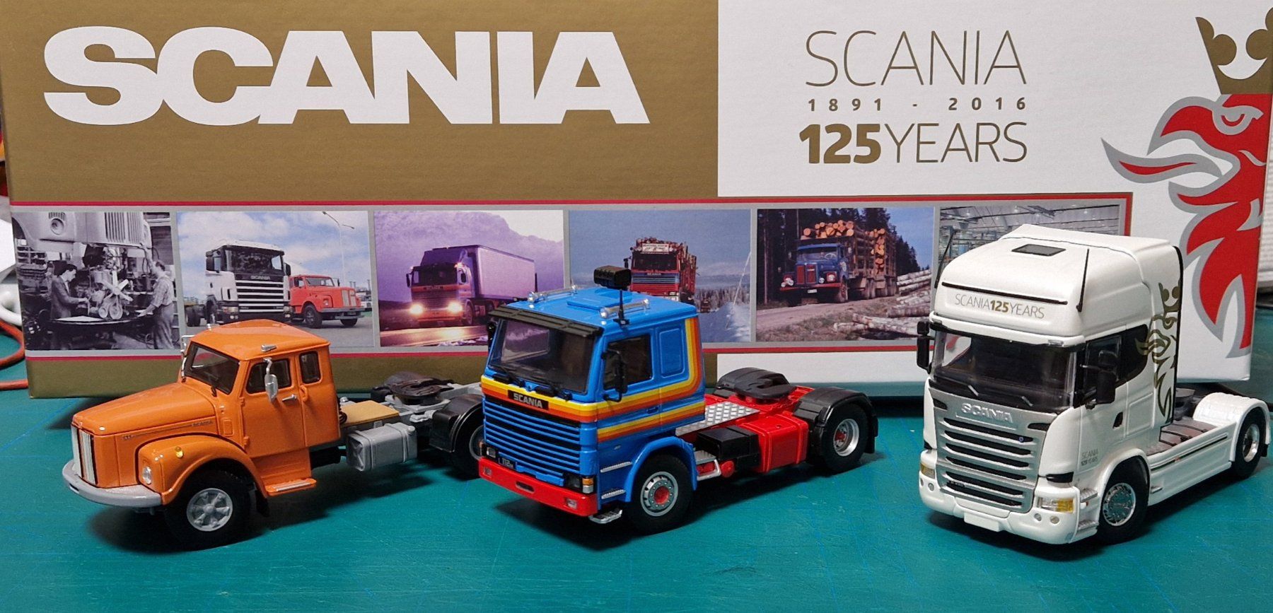 Scania Voitures modèles: Scania LKW Jubiläumsmodellset – Neuf (Voir description) à Hausen AG par Fjf130