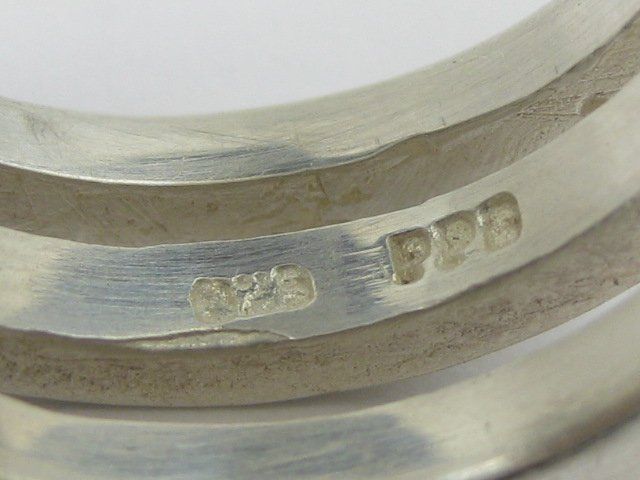 Anelli: breiter Ring 3 reihig Silber 925 + PPG Gr. 57 – Usato da Ermatingen venduto da Decovin 5