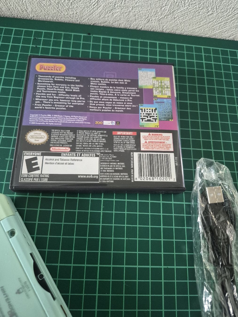 Nintendo Konsolen: Nintendo DS Lite - Ice Blue + Puzzle Collection Game! – Gebraucht aus Meyrin von Retro-GZ 6