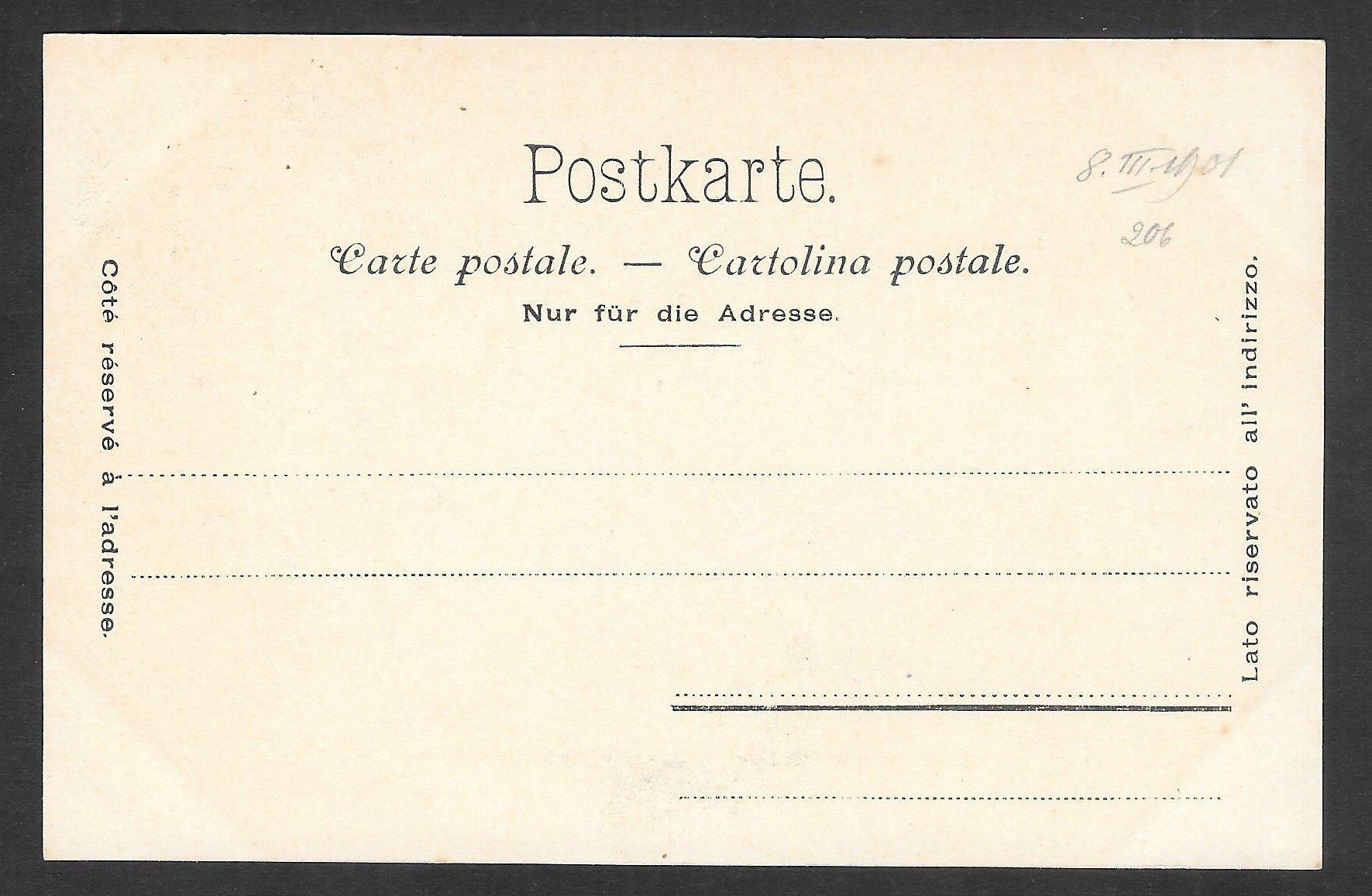 Cartoline postali: St. Gallen Teilansicht mit St. Mangenkirche – Usato da Olten venduto da clotaldi 1