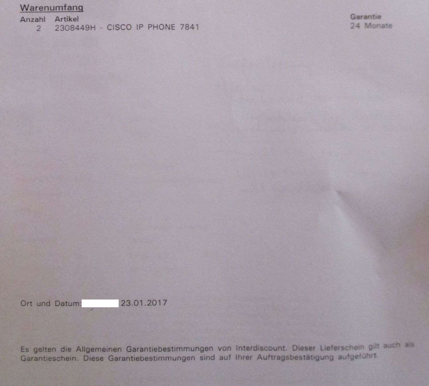 Cisco Telefoni: Neues Cordedphone IP 7841 / CISCO – Nuovo e nell'imballaggio originale da Flumenthal venduto da novbra 4