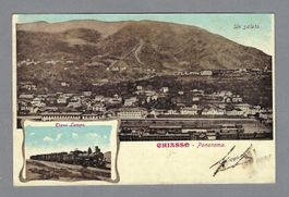 1909, CHIASSO, STAZIONE E TRENO LAMPO