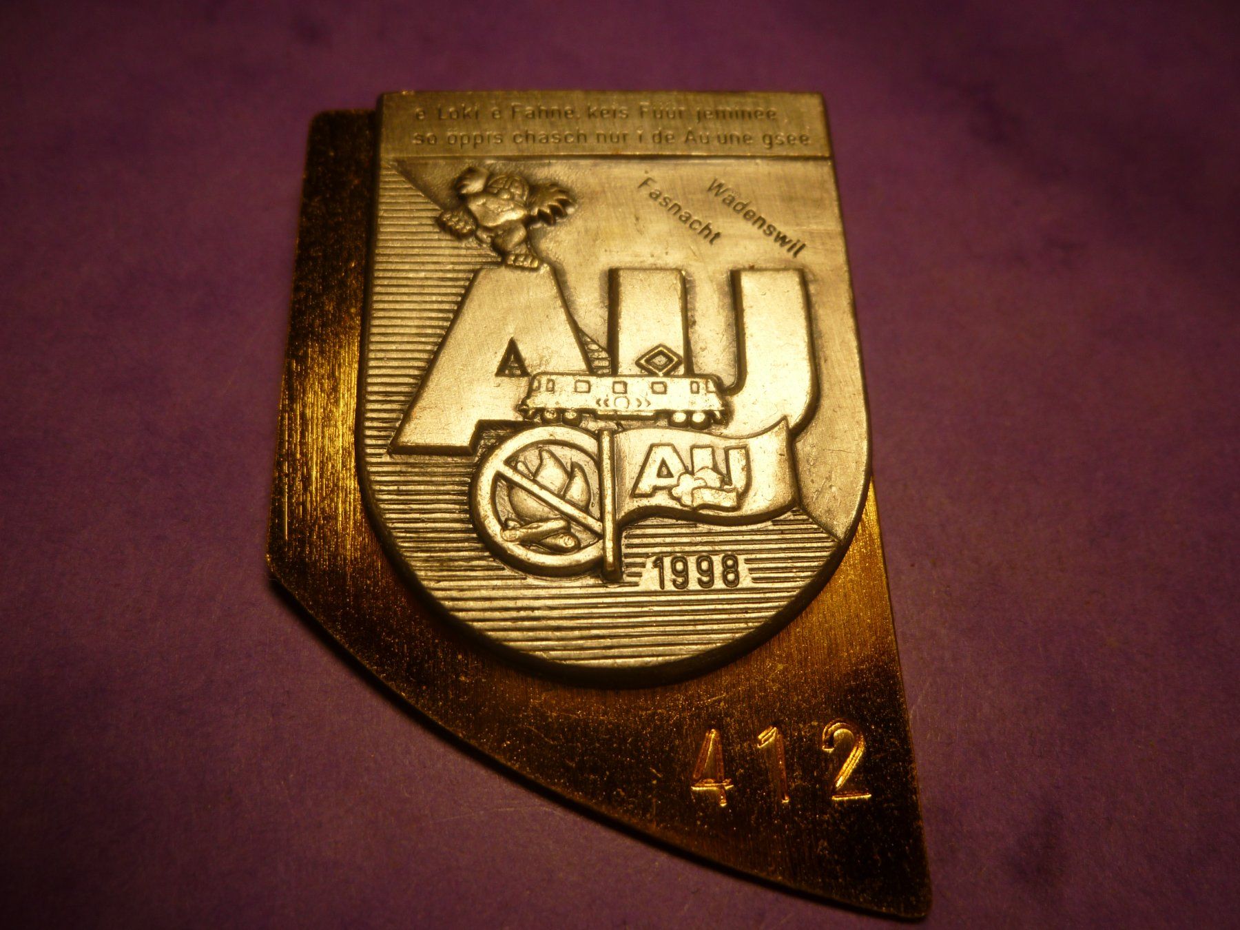 Placchette & Badge: WÄDENSWIL 1998 GOLD – Usato da Ried (Muotathal) venduto da Mandarin02