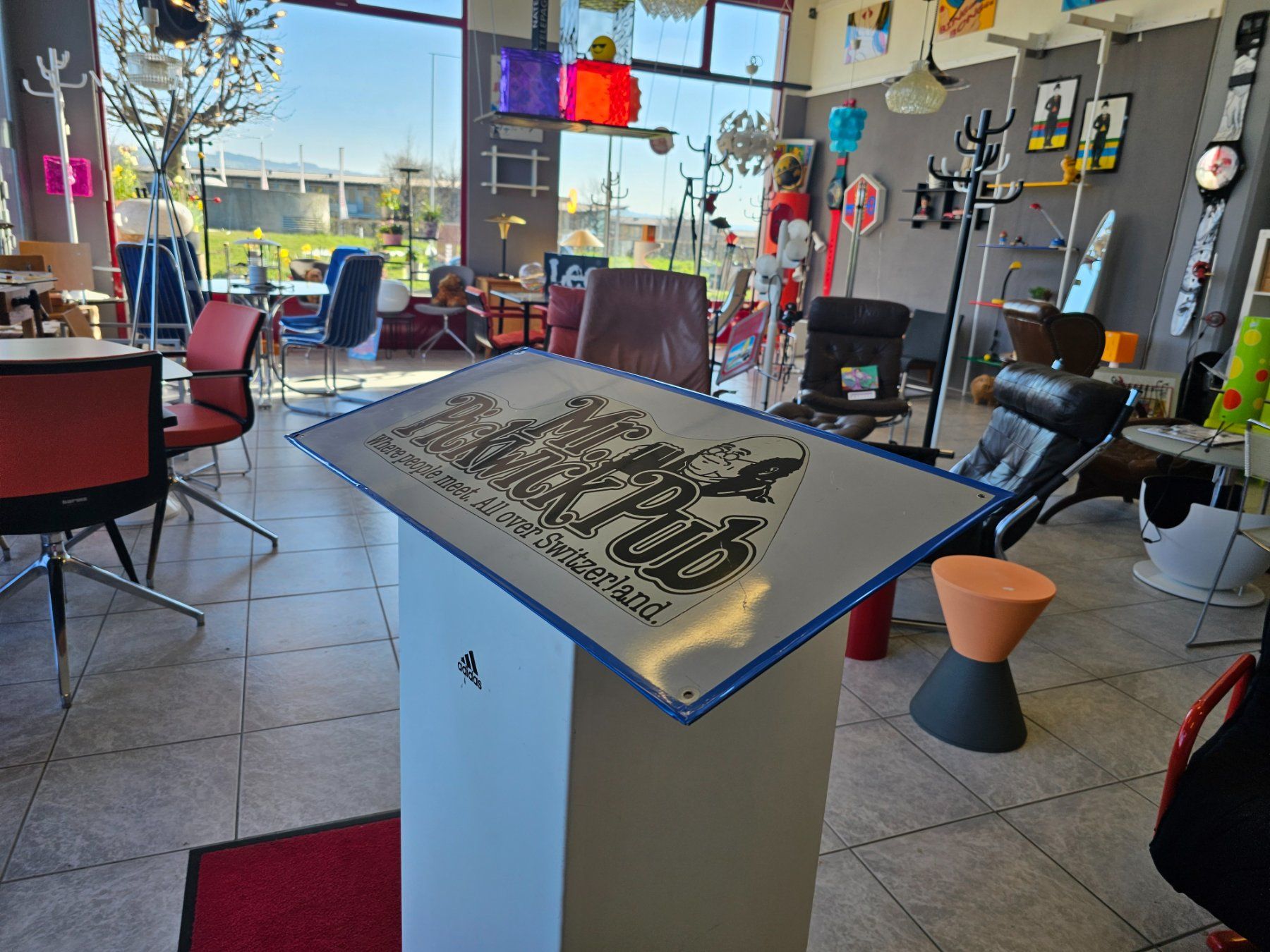 Insegne: Mr. Pickwick Pub Where people meet Schild Blechschild Tafel – Usato da Nottwil venduto da Wondewa-Shop 2