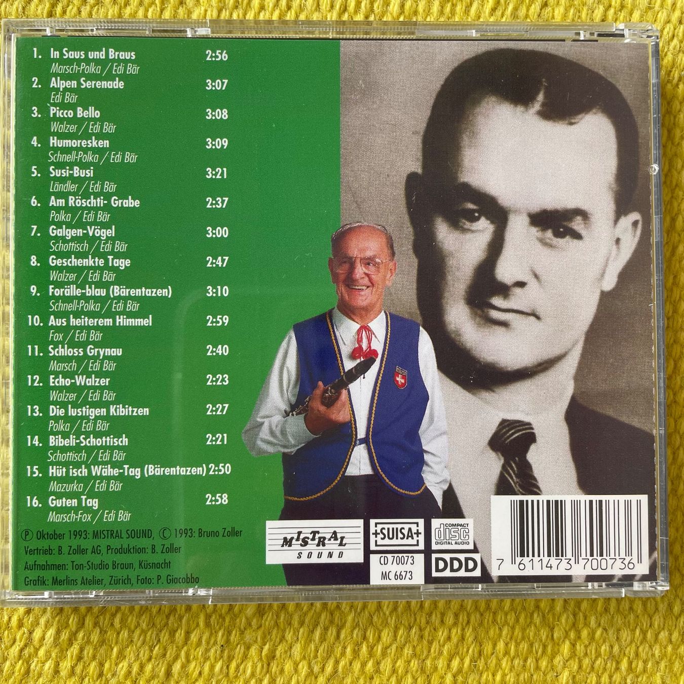 CD: EDI BÄR-GESCHENKTE TAG – Usato da Rorschacherberg venduto da CD-Roli 1