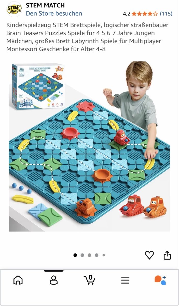 Giocattoli: STEM Logik Spielzeug, Strassenbauer, ab 4 Jahren – Usato da Flumserberg Bergh venduto da tamaramullis 3