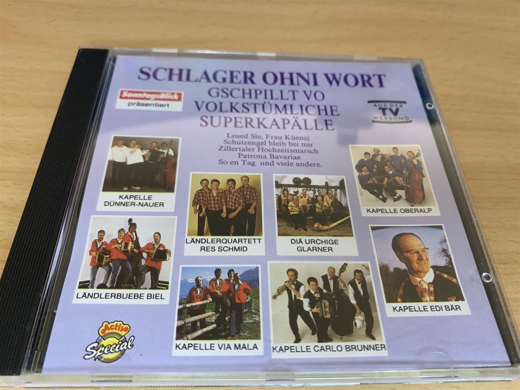 CD: Schlager Ohni Wort – Usato da Rikon im Tösstal venduto da Alpenmutz