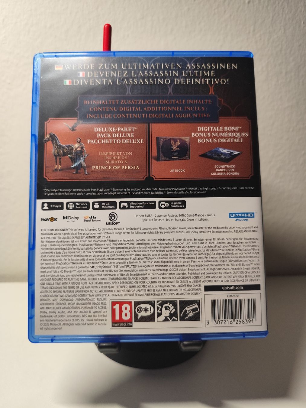 Spiele: Assassins Creed Mirage Deluxe Edition PS5 nessun codice – Gebraucht aus S. Vittore von GamesAndCards95 1