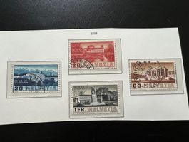 CH 1938 Serie Völkerbund super gestempelt  (4736)