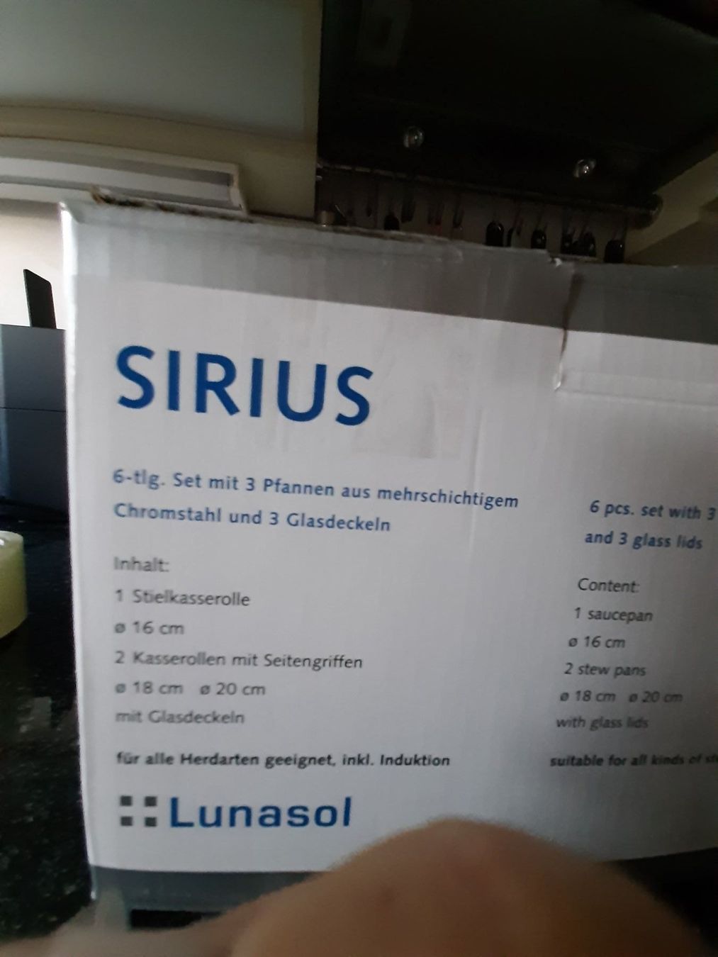 Padelle: Pfannen-Set 6 teilig SIRIUS – Nuovo e nell'imballaggio originale da Hochdorf venduto da Amazone0 6