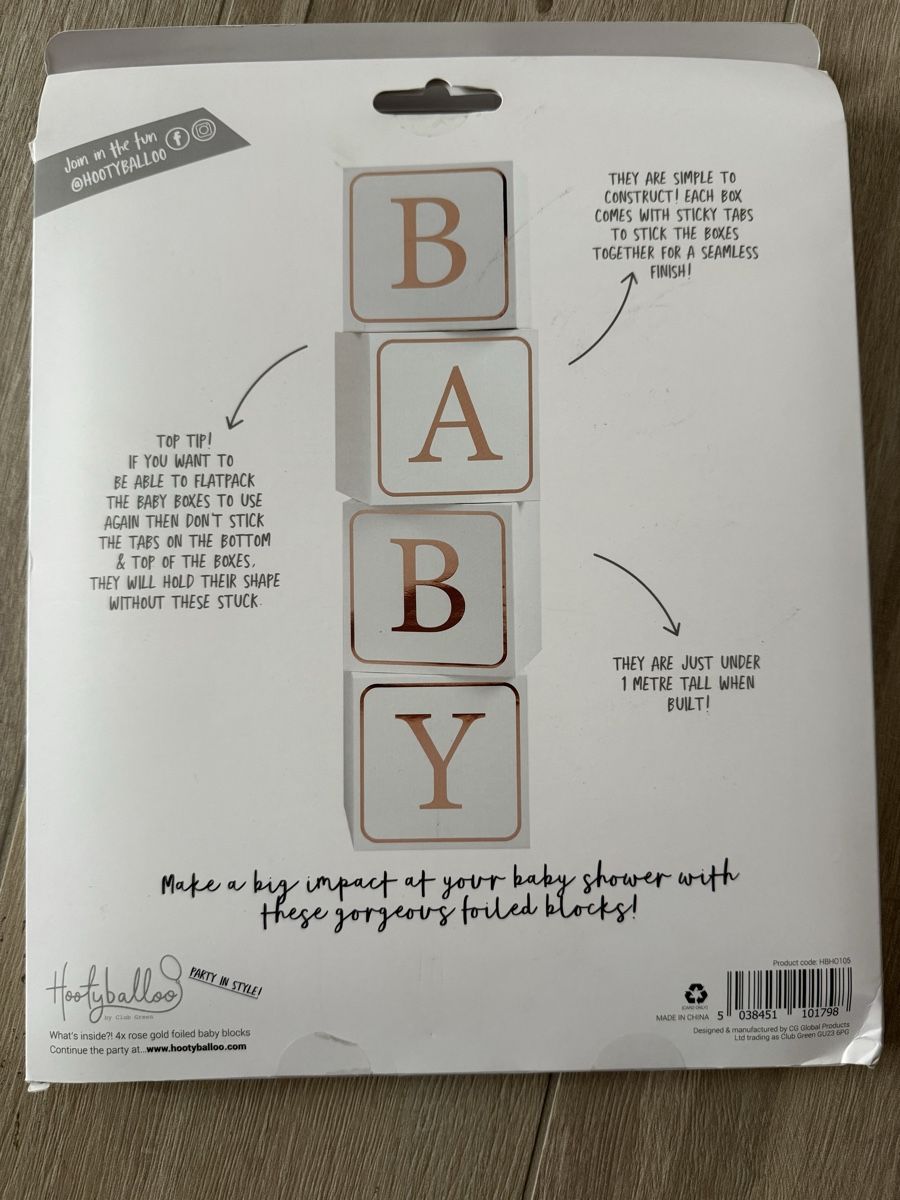 Alle Dekorationen: Babyshower Party – Neu und originalverpackt aus Pfaffnau von M_LU 1