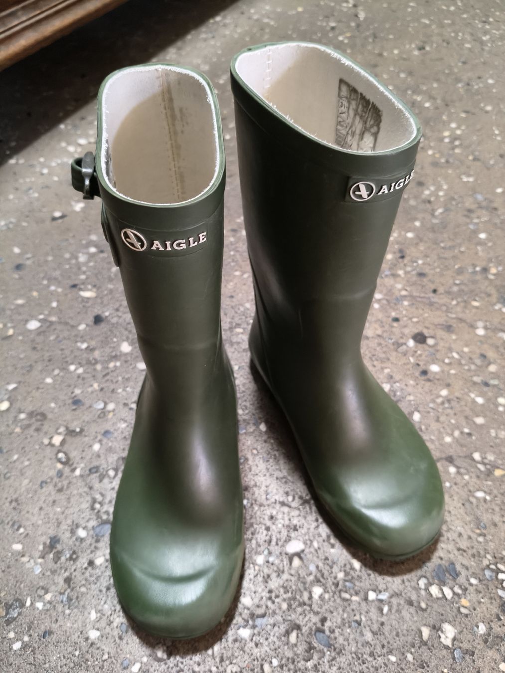 Schuhe für Jungen: Bottes Aigle vert taille 31 bon état – Gebraucht aus Lausanne von pah_t97n