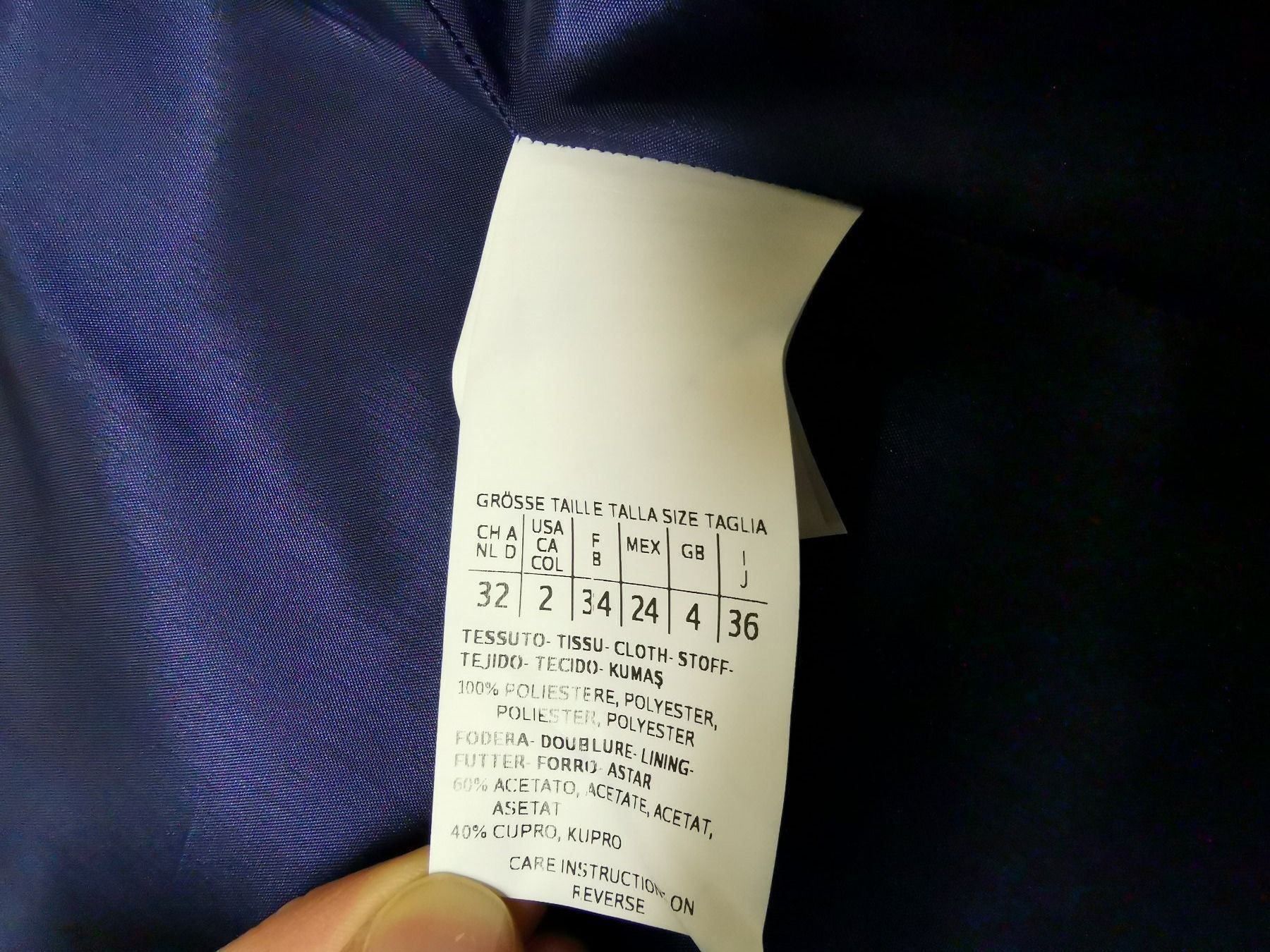 Max Mara Giacche: Veste bleu marin MAX MARA taffeta CH34 – Nuovo (secondo la descrizione) da Satigny venduto da Helene2014 5
