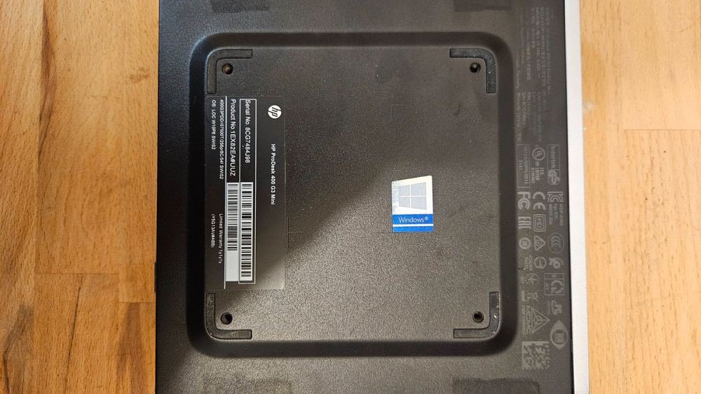 HP ProDesk 400 G3 mini inkl. Windows 10 Pro / Mini PC | Kaufen auf Ricardo
