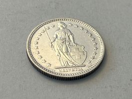 2 Franken 1905, Vorzüglich!!!