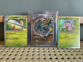 Pokémon 30th Alolan Exeggutor Exeggcute 3 Cards 
