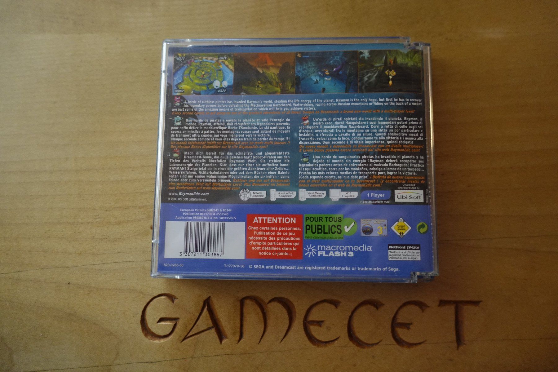 Sega Giochi: Rayman 2: The Great Escape – Usato da Steinach venduto da Gamecet 2