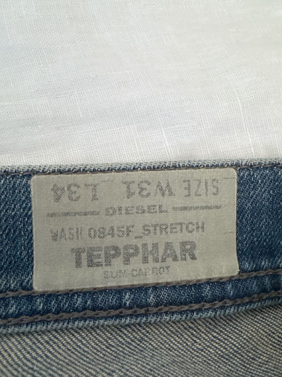 Diesel Jeans: DIESEL Tepphar Slim Carrot Jeans – Usato da Zürich venduto da Sigeli03 5