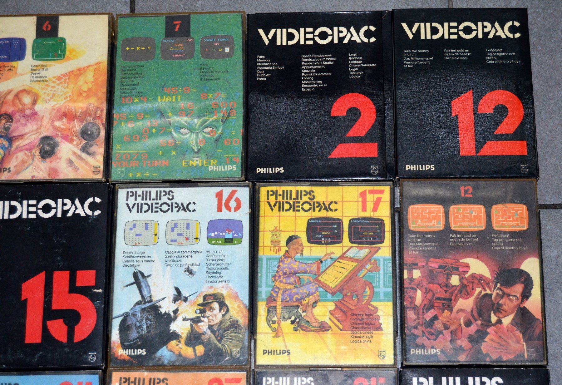 Spiele: Philips Videopac 15 Spiele / 15 jeux – Gebraucht aus Collonges von arashee 2