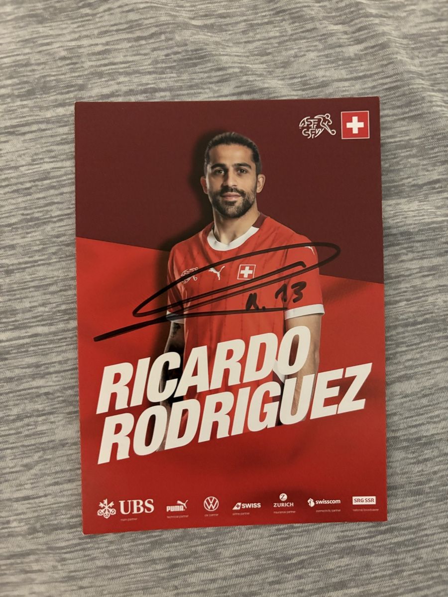 Autografi: Ricardo Rodriguez - Original Autogramm – Usato da niederbipp venduto da LaHabana1