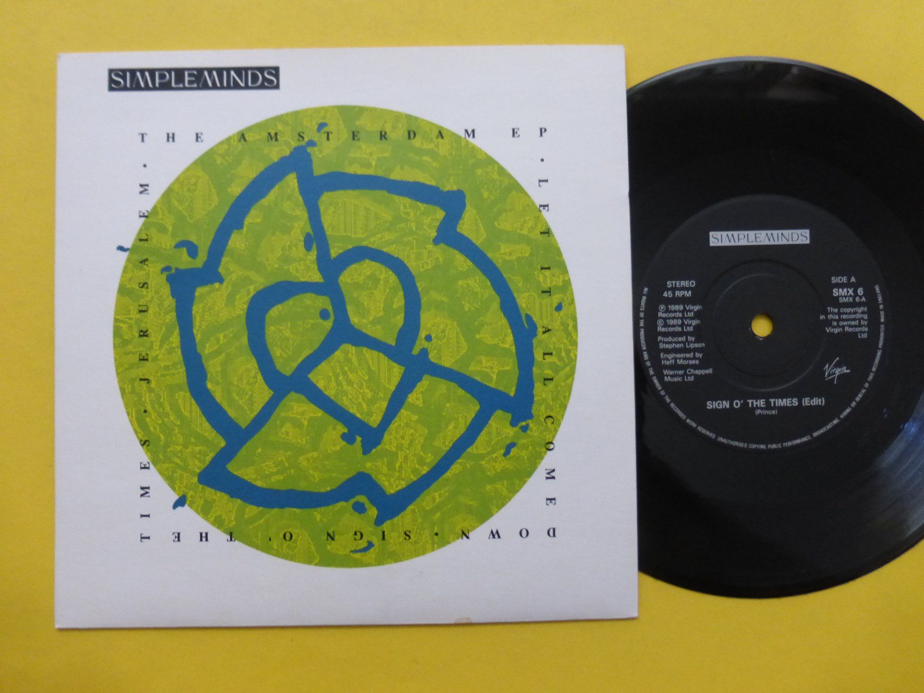 Dischi in vinile: Simple Minds – The Amsterdam EP – Usato da Zürich venduto da Swiss57