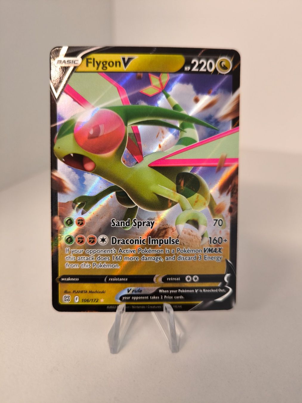 Pokémon Carte collezionabili: Flygon V 106/172 - Pokemon – Usato da Dulliken venduto da Sefty