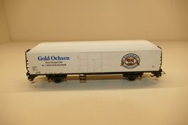 Rivarossi H0: DB Kühlwagen Gold Ochsen