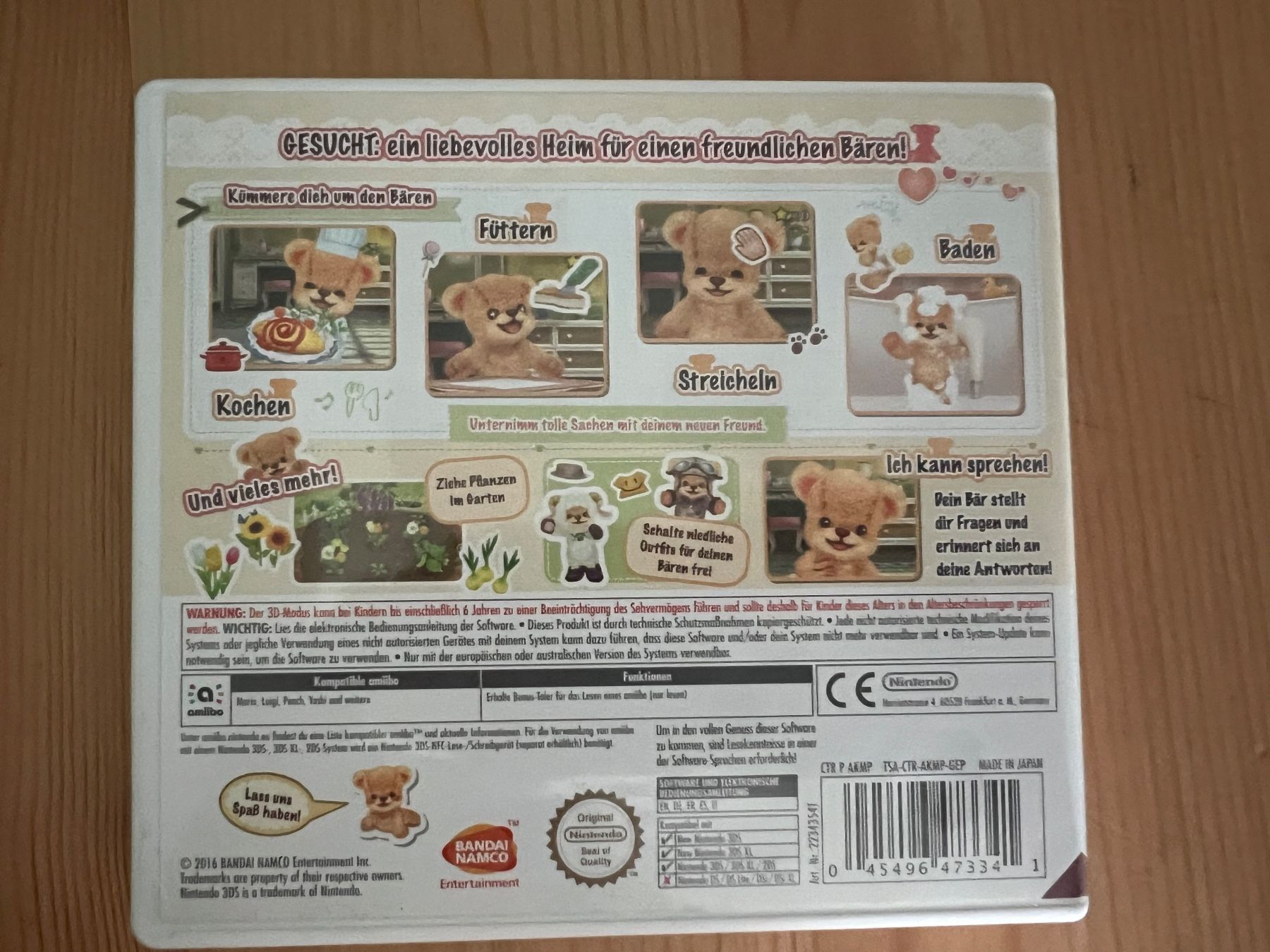 Nintendo Giochi: 3DS MEIN TEDDY UND ICH – Usato da st.gallen venduto da SoCre75 2