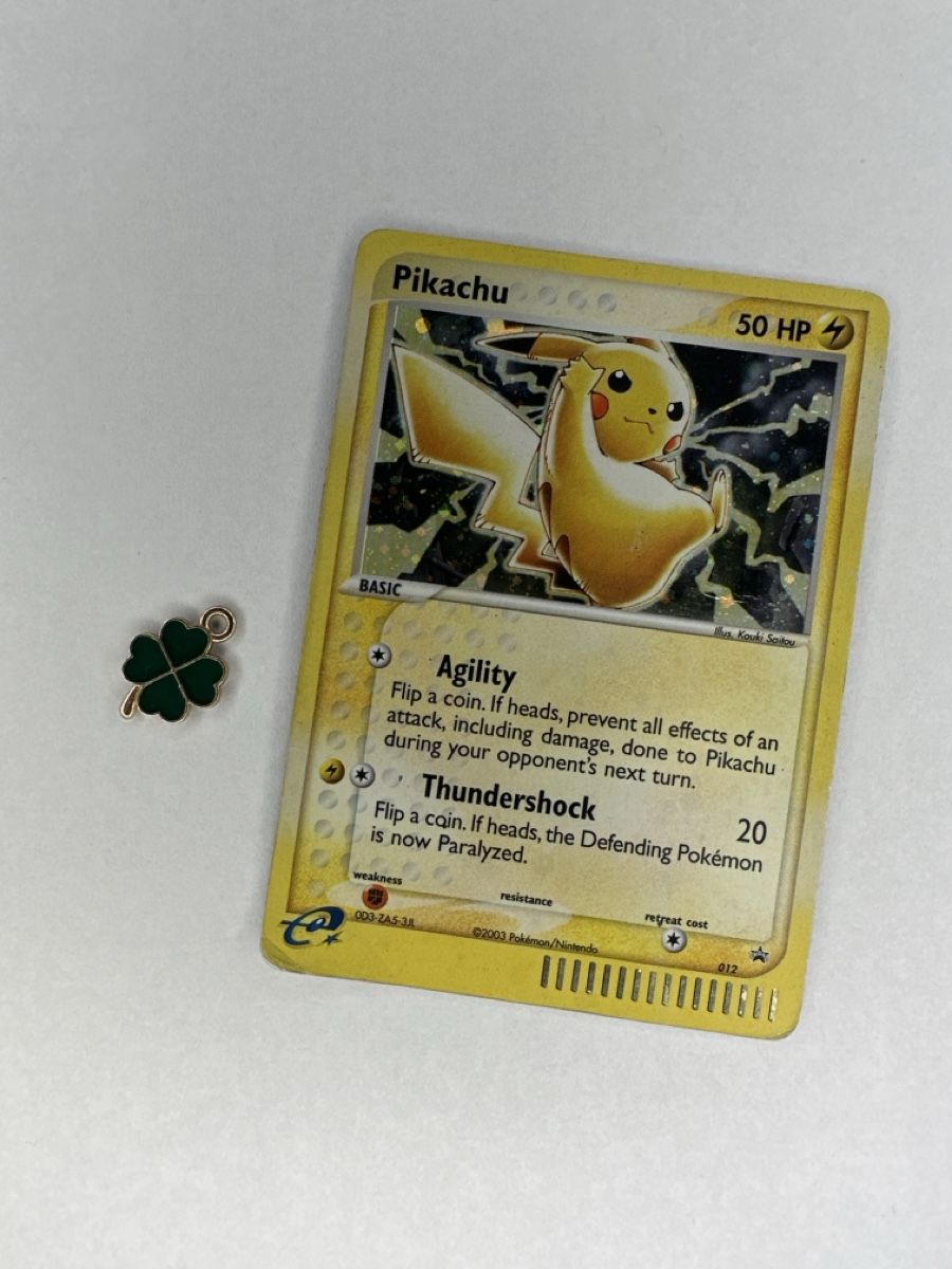 Pokémon Carte collezionabili: Pikachu 012 Black Star Promo Holo Nintendo 2003 E Reader – Usato da Uster venduto da Neonschwarz