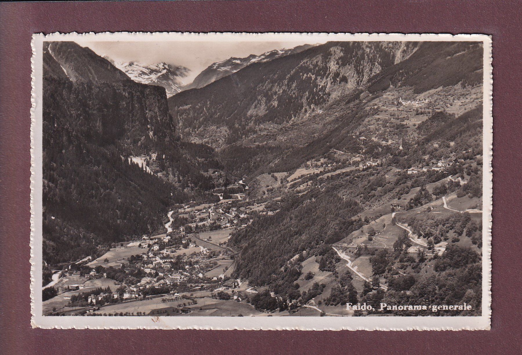 Cartes postales: FAIDO - Panorama generale – D'occasion à Pully par nicecards