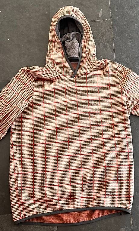 Maglioni & Felpe: Herren Kapuzenpullover im Hahnentrittmuster, Grösse M – Usato da Chur venduto da tan_qx6b 3