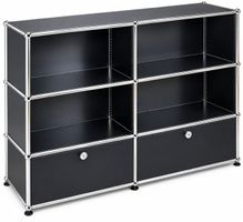 USM Regal, schwarz, gebraucht