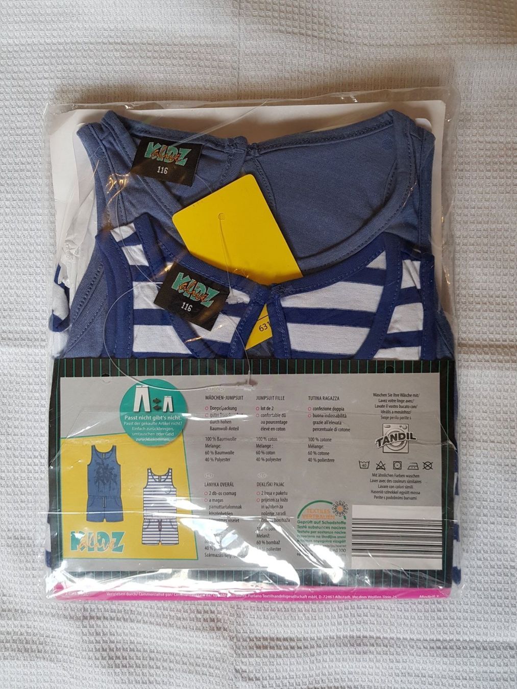 Jumpsuits: 2 Neue  Jumpsuit Gr.116 – Neu und originalverpackt aus Luzern von silvermoon12 2