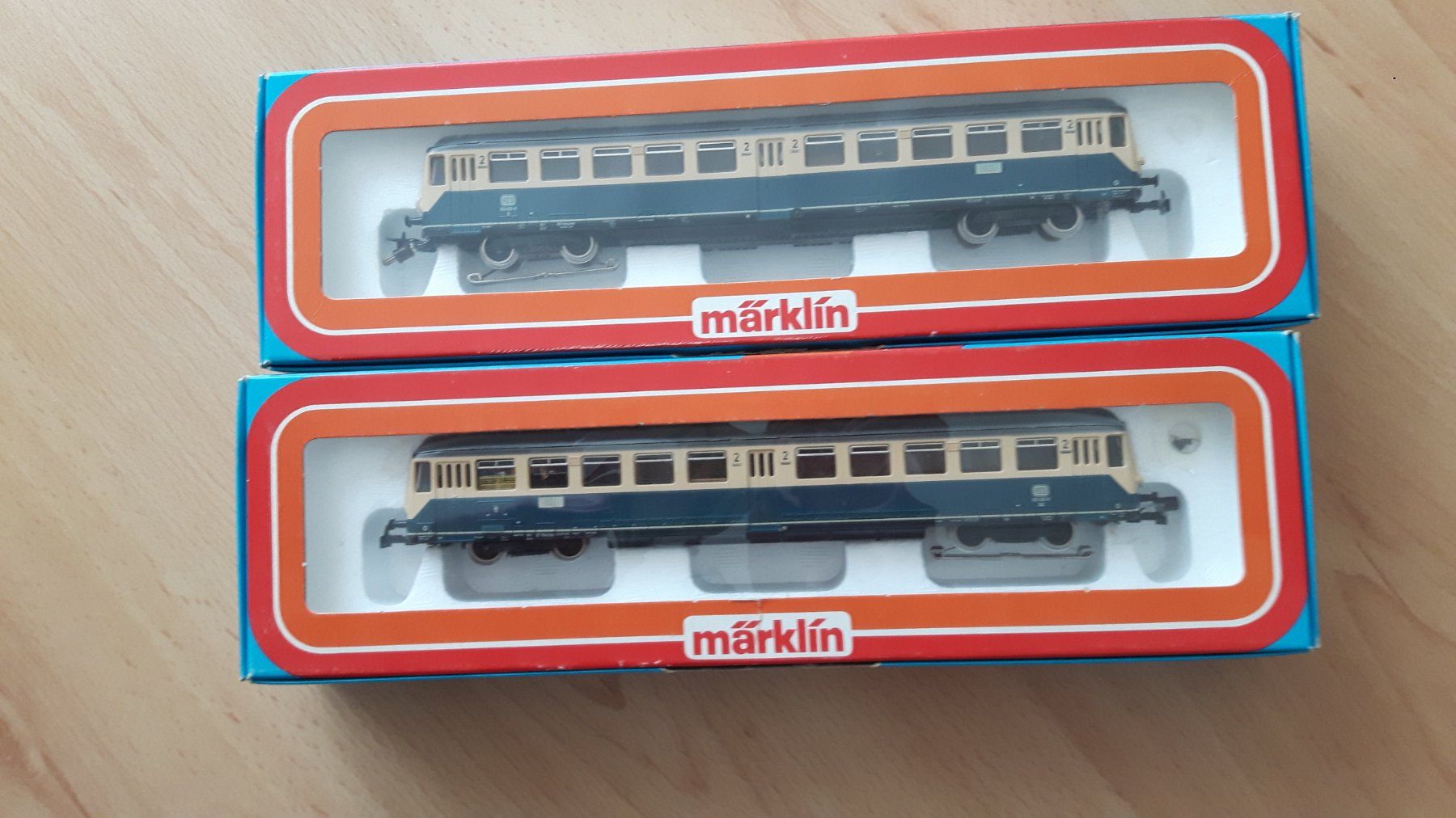 Märklin Modellini di ferrovie: Autorail bleu et blanc 3028 4028 – Usato da Cortaillod venduto da duchmoc
