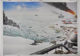 ⭐Schulwandbild Nr. 219 "Arktis" von Jörg Müller, 1988.
