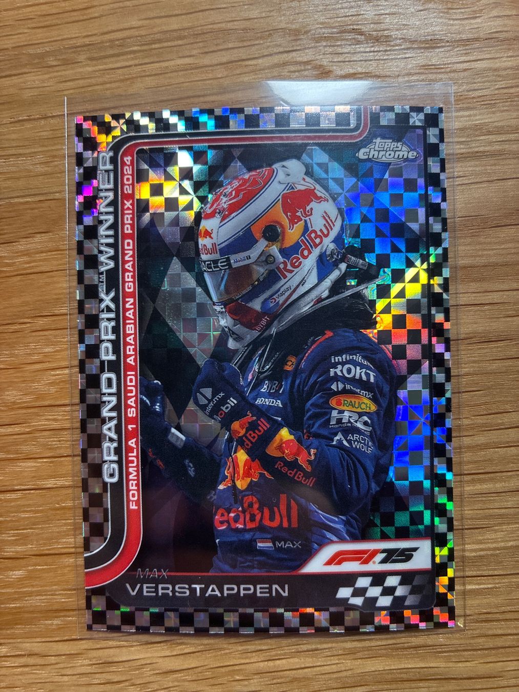 Topps Carte collezionabili: Topps Chrome F1 Max Verstappen Checkerflag – Usato da Wangenried venduto da Garagara