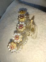 Hochzeitsschmuck, violett Farben Blume, Haarklammer, Elegant