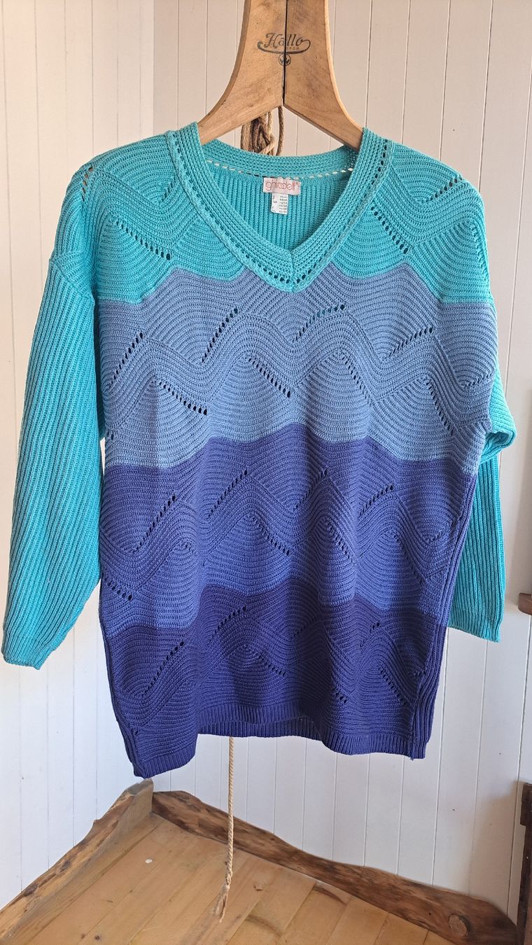 Maglioni & Felpe: GHIRODELLI 80s VtG Strickpullover Ajour Pullover L 42 44 – Usato da Mollis venduto da Fauchi99 4