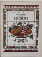 Oeschberg BE (Obstbauzentrale) Berner Heimatbücher, Nr. 104